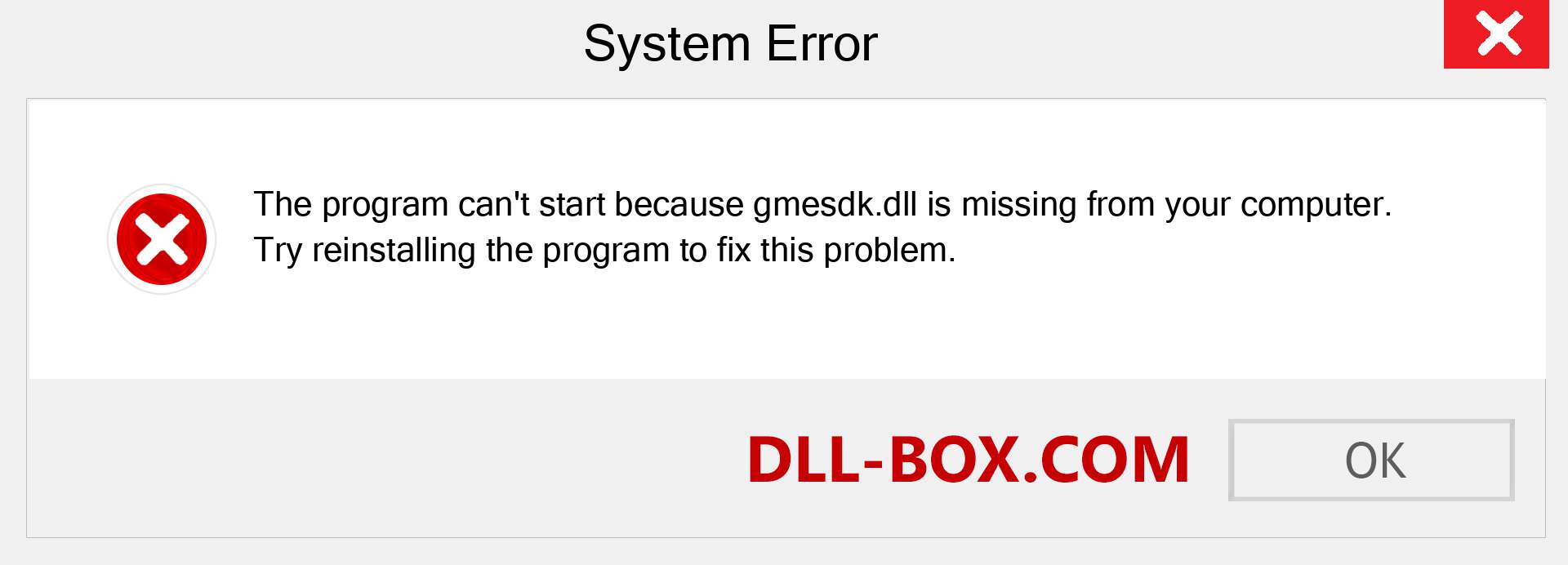  gmesdk.dll file is missing?. Download for Windows 7, 8, 10 - Fix  gmesdk dll Missing Error on Windows, photos, images